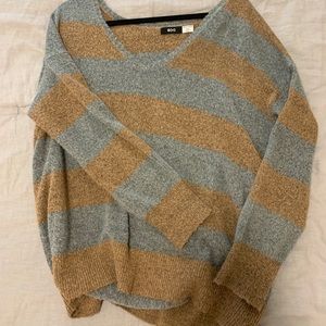 Oversized striped sweater